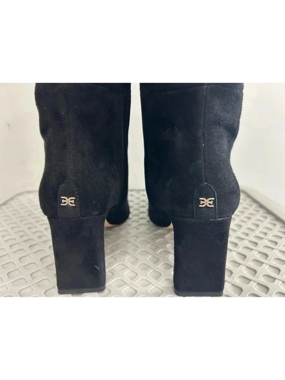 Sam Edelman Sylvia Knee High Boot Blk Suede 7W